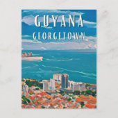 Georgetown, de kleurrijke hoofdstad van Guyana Briefkaart (Voorkant)
