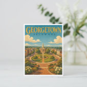 Georgetown Delaware The Circle GeoSaga Briefkaart (Staand voorkant)