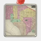 Georgetown en de stad Washington Metalen Ornament (Voorkant)