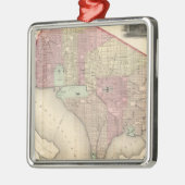 Georgetown en de stad Washington Metalen Ornament (Links)