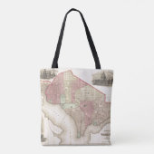 Georgetown en de stad Washington Tote Bag (Achterkant)