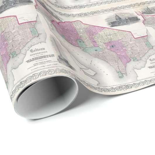 Georgetown en Washington DC Cadeaupapier (Rol Hoek)