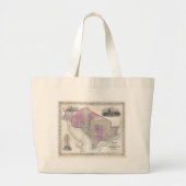 Georgetown en Washington DC Grote Tote Bag (Voorkant)