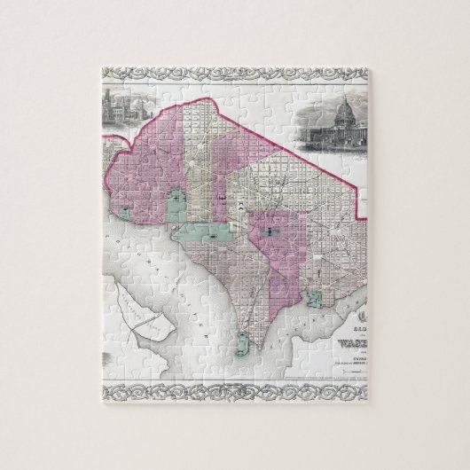 Georgetown en Washington DC Legpuzzel (Verticaal)