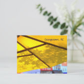 Georgetown Front Street Cafe Post Card Briefkaart (Staand voorkant)