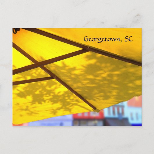 Georgetown Front Street Cafe Post Card Briefkaart (Voorkant)