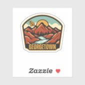 Georgetown, Georgia Sticker (Vel)