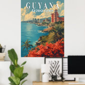 Georgetown, Guyana Poster (Thuiskantoor)