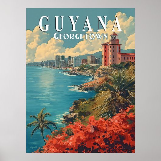Georgetown, Guyana Poster (Voorkant)