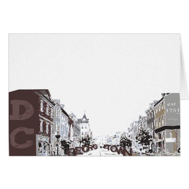 GEORGETOWN IN WASHINGTON, DC (Voorkant Horizontaal)