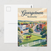 Georgetown, Kentucky Briefkaart (Voorkant / Achterkant)