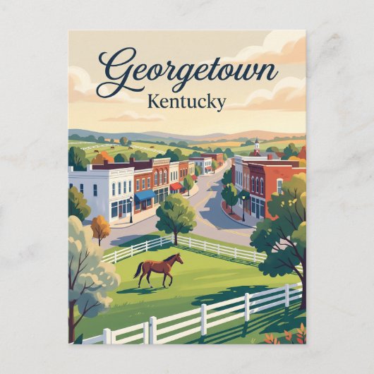 Georgetown, Kentucky Briefkaart (Voorkant)