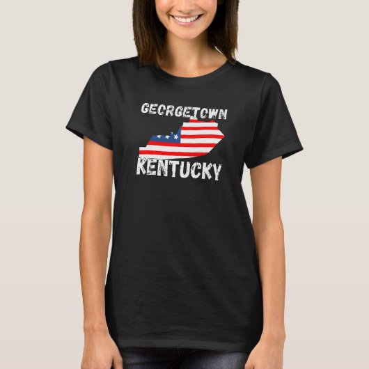 Georgetown KY Kentucky Kentucky Cities Premium T-shirt (Voorkant)