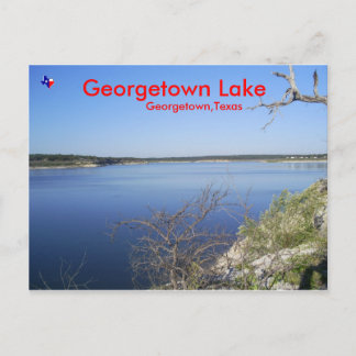 Georgetown Lake. Georgetown Texas Briefkaart