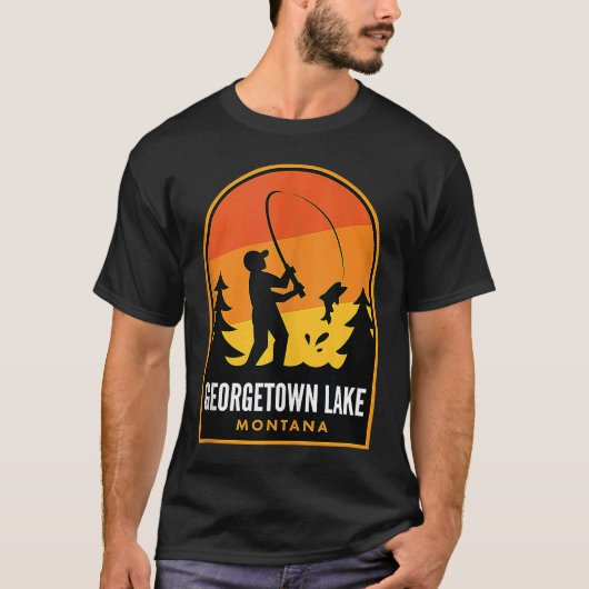 Georgetown Lake Montana Vist T-shirt (Voorkant)