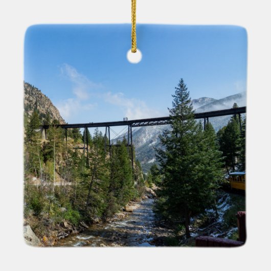 Georgetown Loop Railroad Keramisch Ornament (Achterkant)