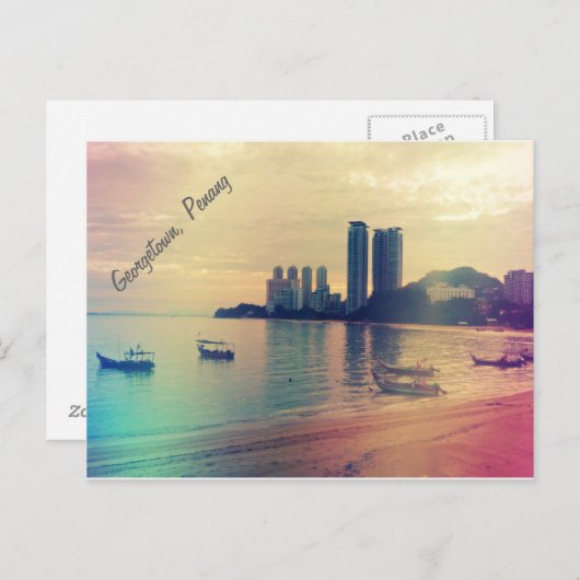 Georgetown, Penang briefkaart (Voorkant / Achterkant)