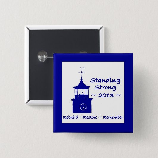 Georgetown SC Fire Herdenking Pin Button (Voorkant /achterkant)