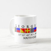 Georgetown SC Marine Signal Flag Mok (Voorkant links)