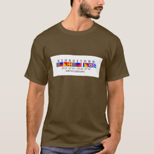 Georgetown SC Marine Signal Flag T-shirt