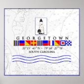 Georgetown SC Marine Signal Poster (Voorkant)
