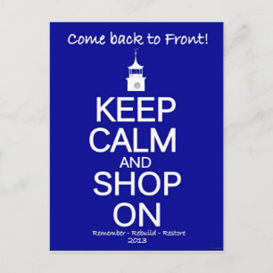 Georgetown South Carolina Fire Recovery Card Briefkaart