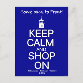 Georgetown South Carolina Fire Recovery Card Briefkaart