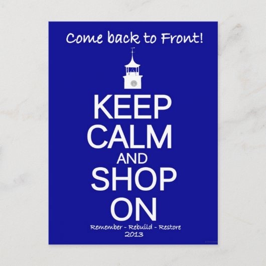 Georgetown South Carolina Fire Recovery Card Briefkaart (Voorkant)