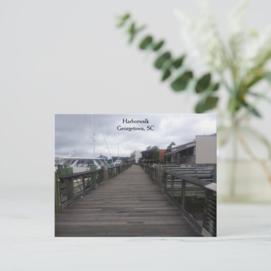 Georgetown, South Carolina Harbour Walk Briefkaart (Staand voorkant)