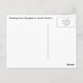 Georgetown, South Carolina Nautical Chart Briefkaa Briefkaart (Achterkant)