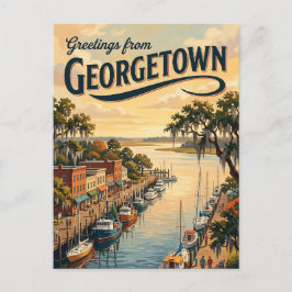Georgetown, South Carolina, VS VS Briefkaart