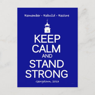 Georgetown Strong SC Fire Heremoration Card Briefkaart