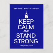 Georgetown Strong SC Fire Heremoration Card Briefkaart (Voorkant)