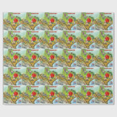 Georgetown Texas Cartoon Map Cadeaupapier (Vlak)