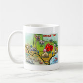 Georgetown Texas Cartoon Map Koffiemok (Links)