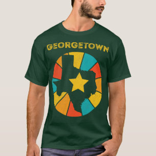 Georgetown Texas Vintage Gedecoreerde Souvenir 1 T-shirt