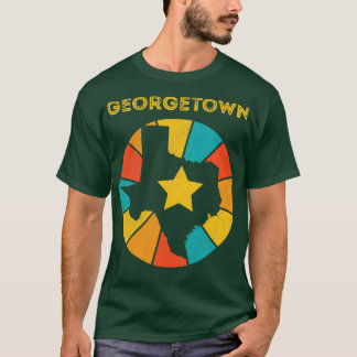 Georgetown Texas Vintage Gedecoreerde Souvenir 1 T-shirt
