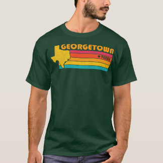 Georgetown Texas Vintage Verdrietig Souvenir T-shirt