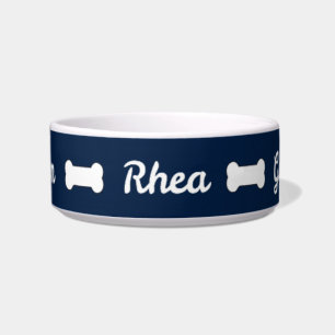 Georgetown University Dog Bowl aangepaste naam Voerbakje