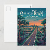 Georgetown USA Briefkaart (Voorkant / Achterkant)