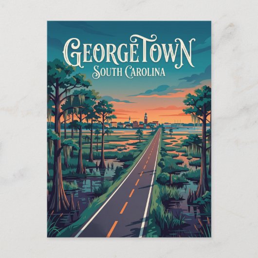 Georgetown USA Briefkaart (Voorkant)