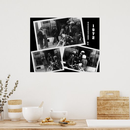 Georgetown, Washington, D.C. 1972 Poster (Keuken)