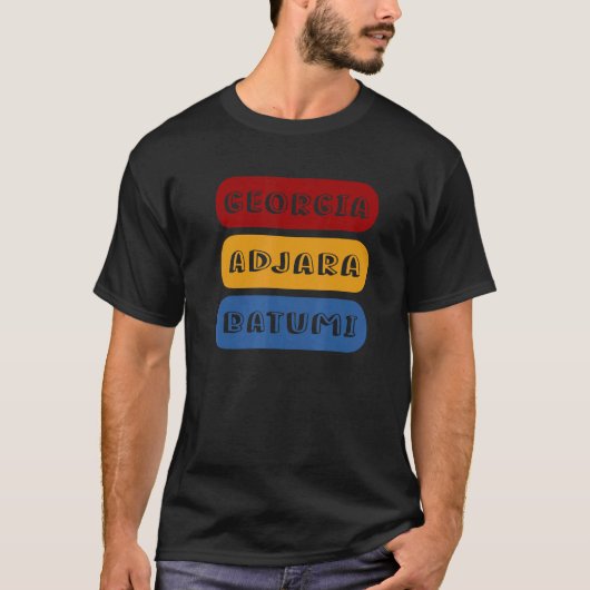 Georgia, Adjara, Batumi, Georgian T-shirt (Voorkant)