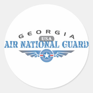 Georgia Air National Guard Ronde Sticker