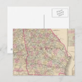 Georgia, Alabama Briefkaart (Voorkant / Achterkant)