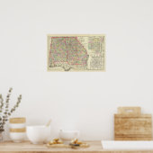 Georgia, Alabama Poster (Keuken)