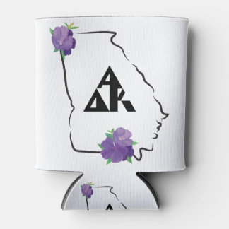 Georgia Alpha Delta Kappa zwarte driehoek logo Blikjeskoeler