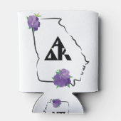 Georgia Alpha Delta Kappa zwarte driehoek logo Blikjeskoeler (Achterkant)
