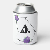 Georgia Alpha Delta Kappa zwarte driehoek logo Blikjeskoeler (Blikje Achterkant)