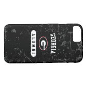 Georgia Alumni | Grunge Case-Mate iPhone Case (Achterkant (Horizontaal))